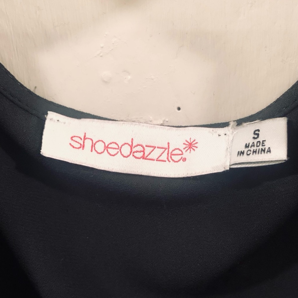 SHOE DAZZLE Wrap Blouse. - Picture 3 of 8